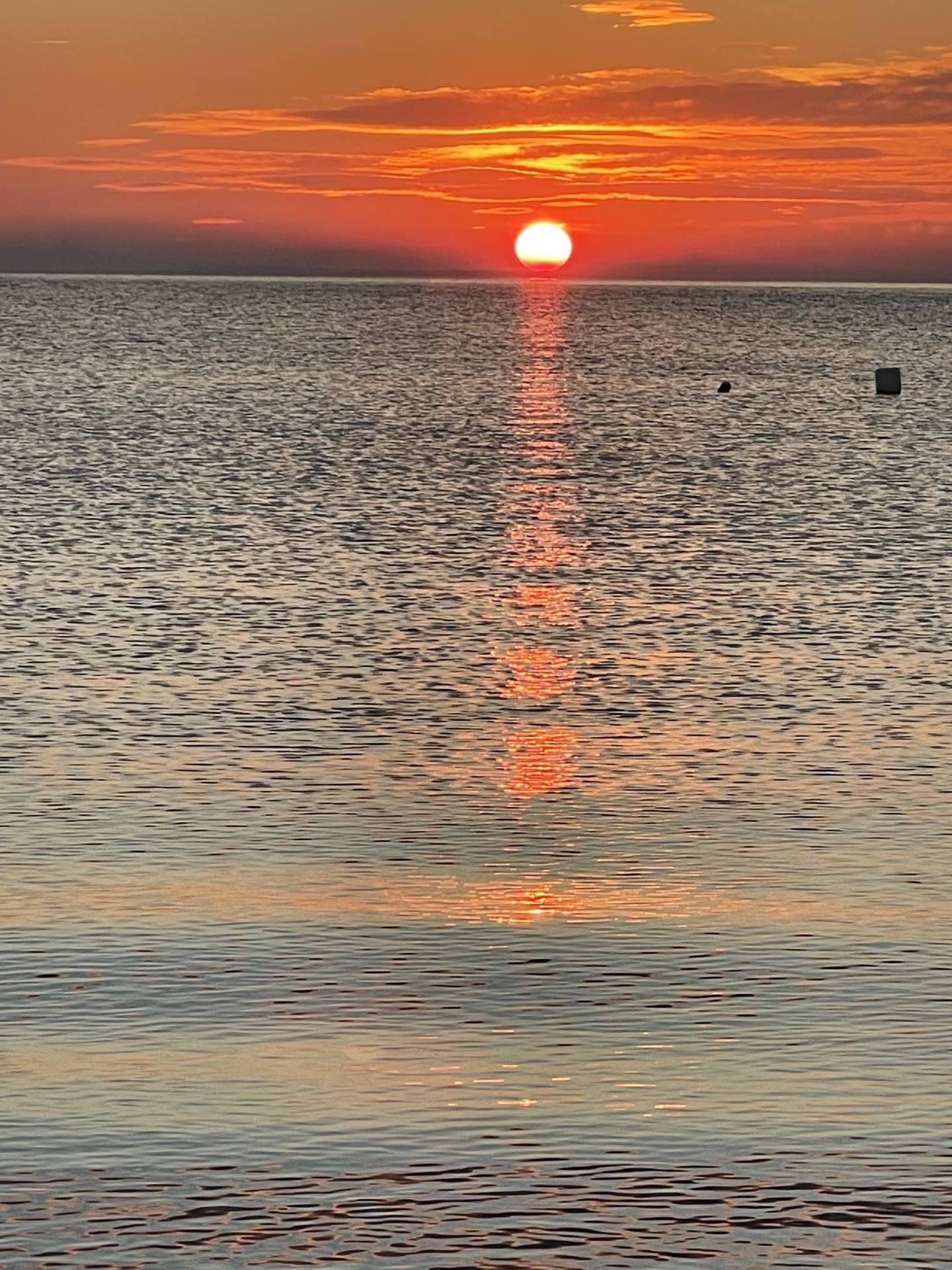 Ocaklar Kızıl Günbatımı