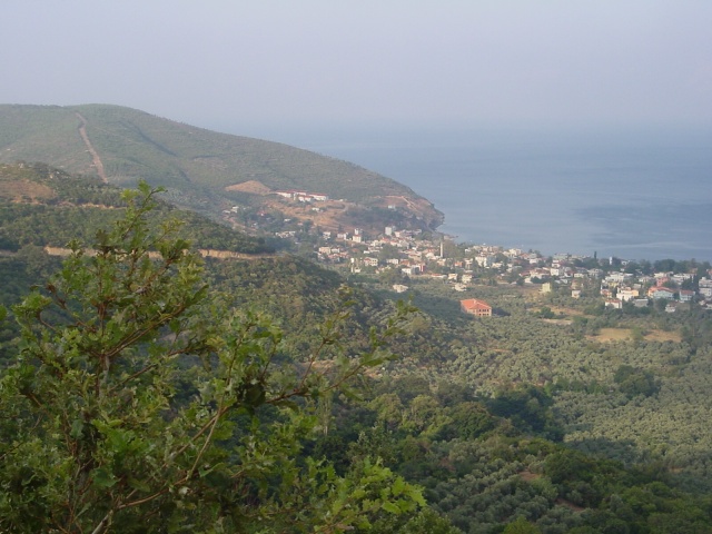 Ocaklar tepeden sahil manzarası